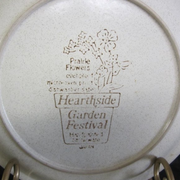 VTG 70'S HEARTHSIDE GARDEN FESTIVAL STONEWARE, JAPAN, PIECES $25 Details Conditi - Picture 5 of 5